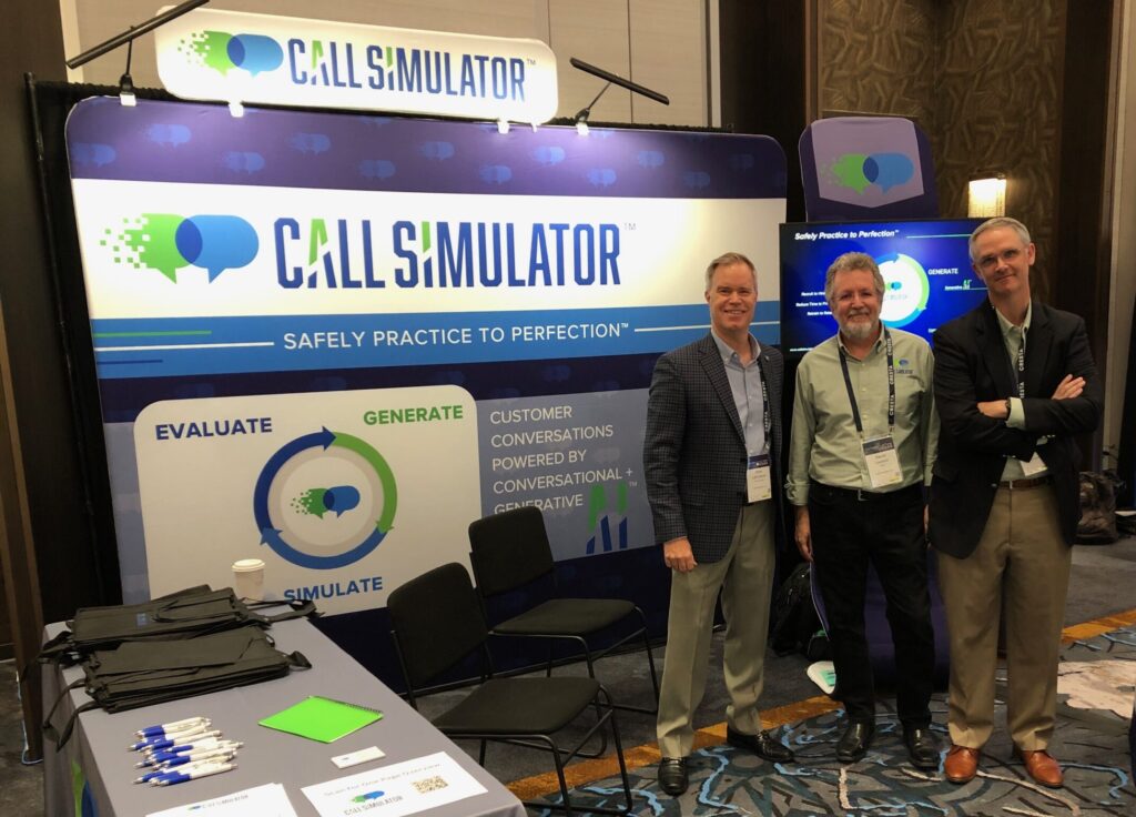 Call Simulator Team with Expo Booth